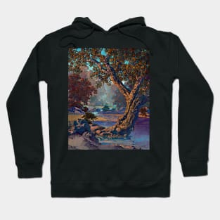 Maxfield Parrish Autumn Brook Art Print 1948 American Painter Neo-Classical Hoodie